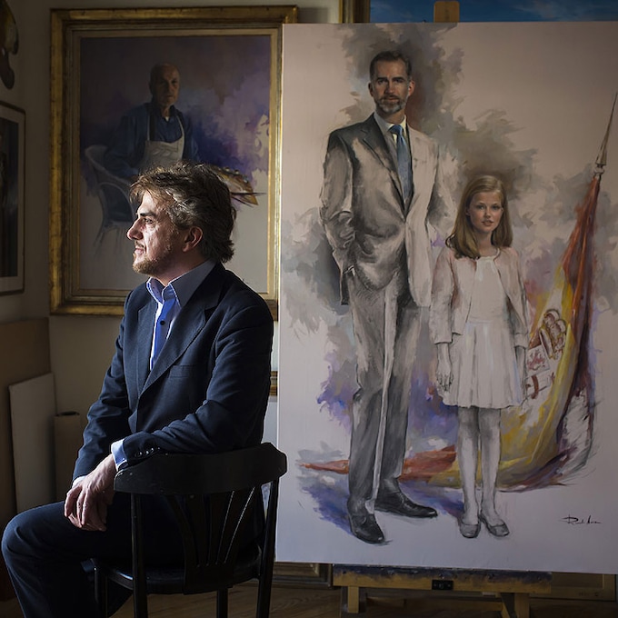 Hablamos con Ricardo Sanz, el pintor que retrató por primera vez a los Reyes