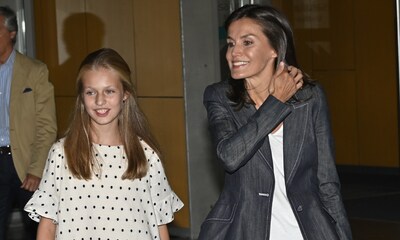 La reina Letizia y la princesa Leonor, tras visitar a don Juan Carlos: 'Ha hablado muchísimo'