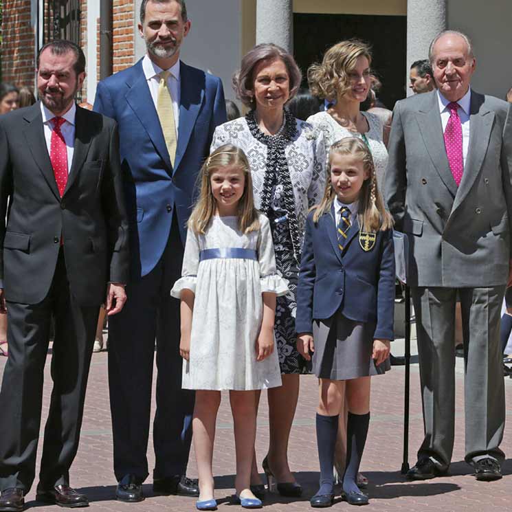 La reina Sofía y Paloma Rocasolano, el orgullo de dos abuelas en un momento histórico