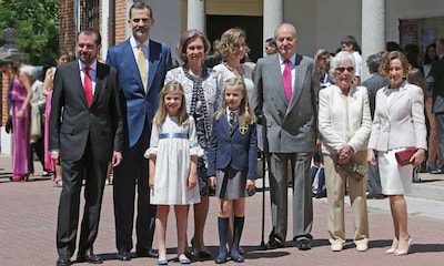 La reina Sofía y Paloma Rocasolano, el orgullo de dos abuelas en un momento histórico