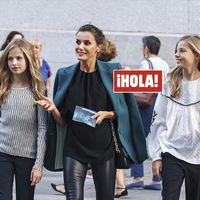 Las fotografías exclusivas en ¡HOLA! del plan secreto de la reina Letizia y sus hijas