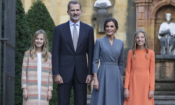 Los Reyes, la princesa Leonor y la infanta Sofía