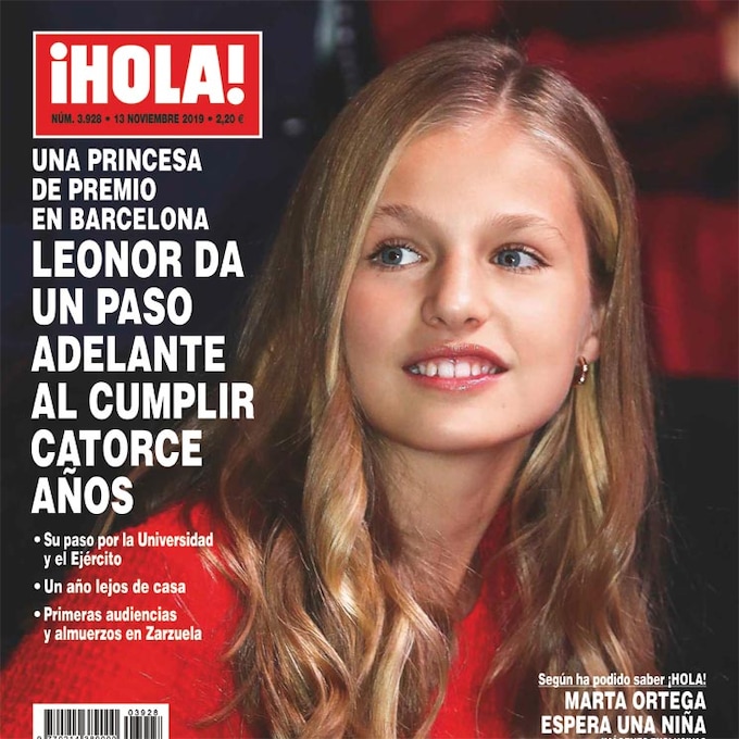 En ¡HOLA!, la princesa Leonor da un paso adelante al cumplir catorce años