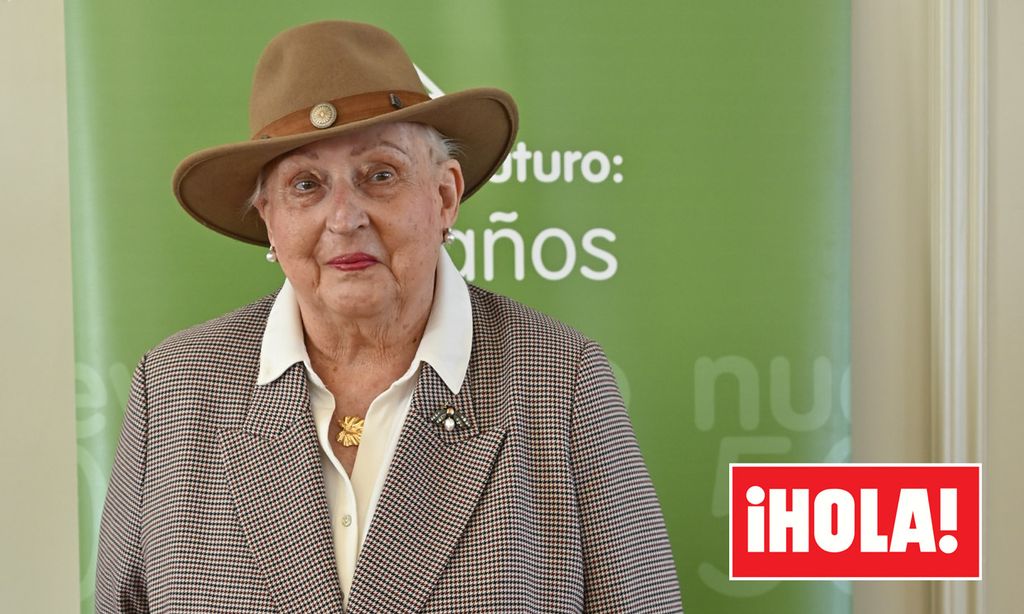 La infanta Pilar responde con humor sobre su estado de salud y colma de elogios a la princesa Leonor