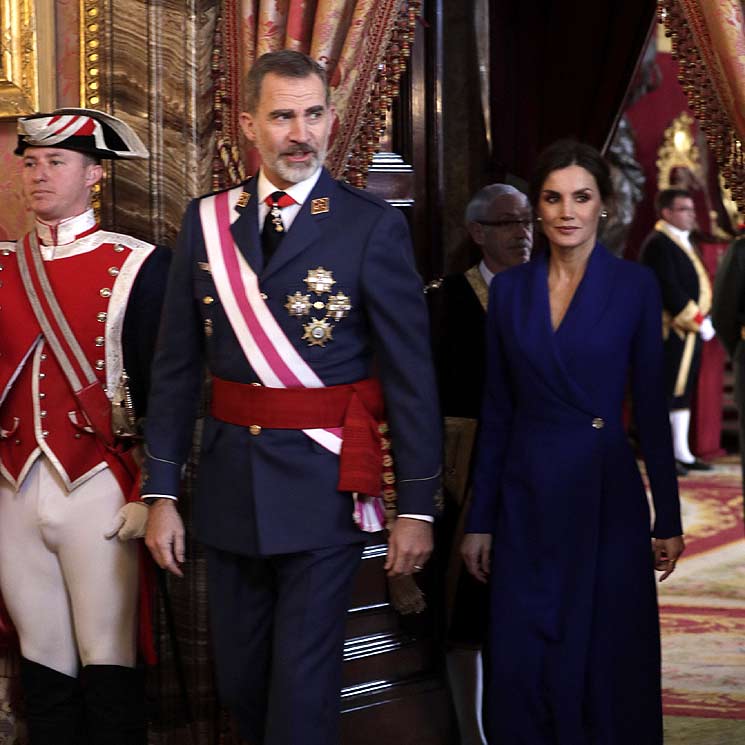 Los reyes Felipe y Letizia arrancan su agenda oficial de 2020 con la Pascua Militar