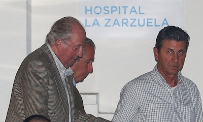 Don Juan Carlos y la infanta Elena visitan a Simoneta Gómez-Acebo en el hospital