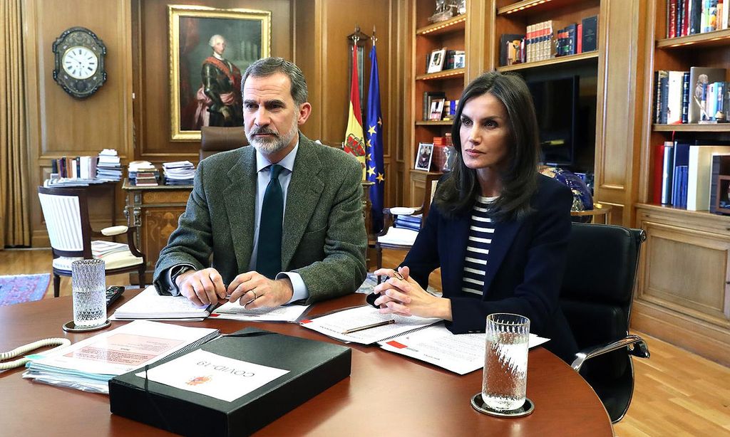 Primeras imágenes de doña Letizia tras el confinamiento decretado por el Gobierno