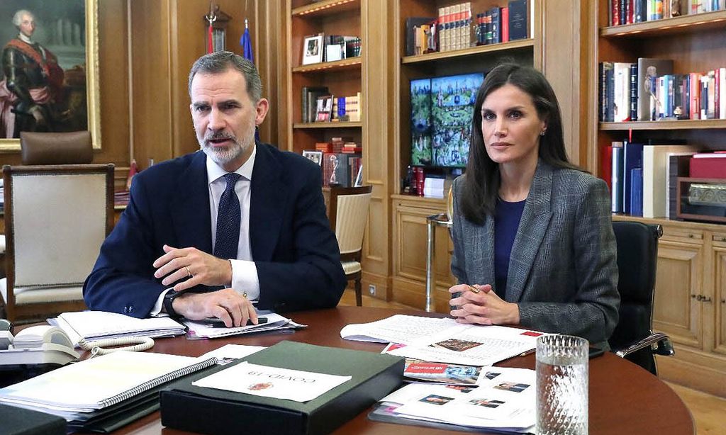 Los reyes Felipe y Letizia