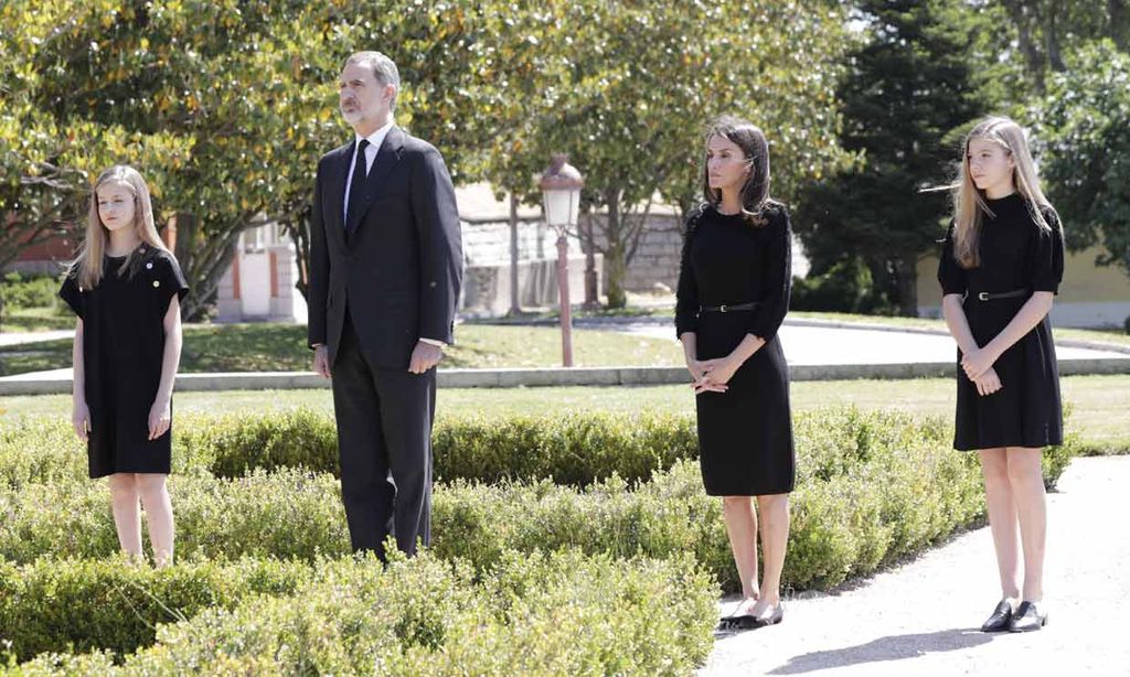 Rey Felipe, reina Letizia, princesa Leonor e infanta Sofía