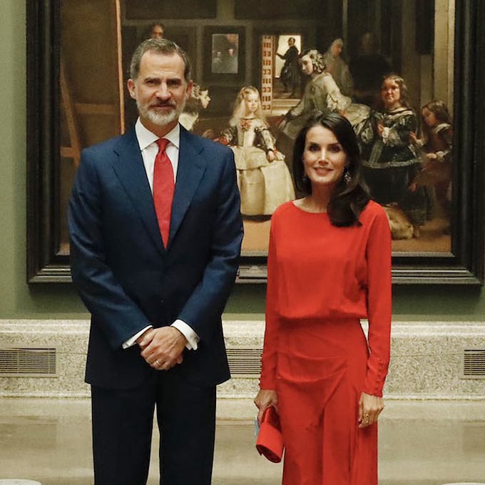 'Te daría un abrazo', el divertido momento de los Reyes en el Museo del Prado