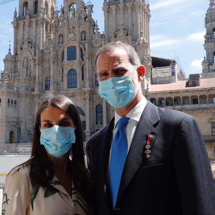 Don Felipe y doña Letizia se despiden de Galicia con una romántica imagen y un cariñoso mensaje