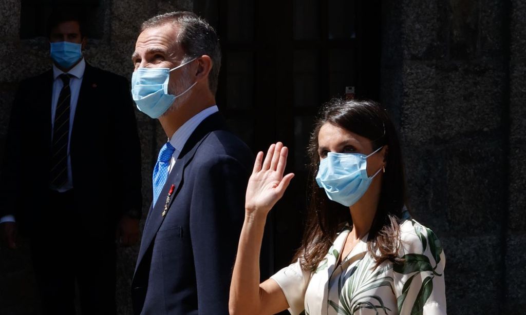 Los momentos más destacados de la visita de los reyes Felipe y Letizia a Santiago de Compostela