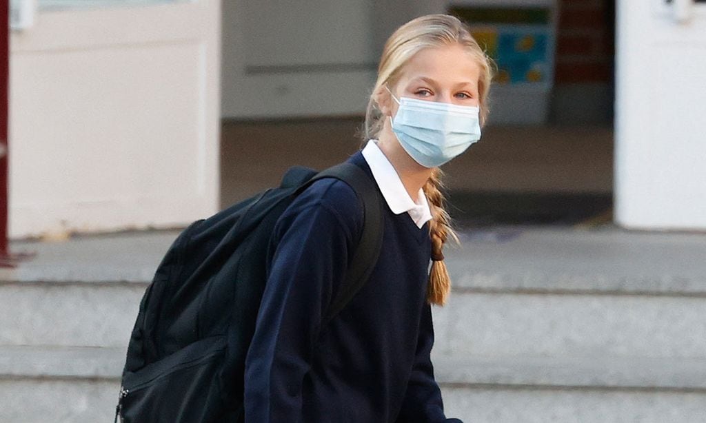Confinada la clase de la princesa Leonor por un positivo en coronavirus
