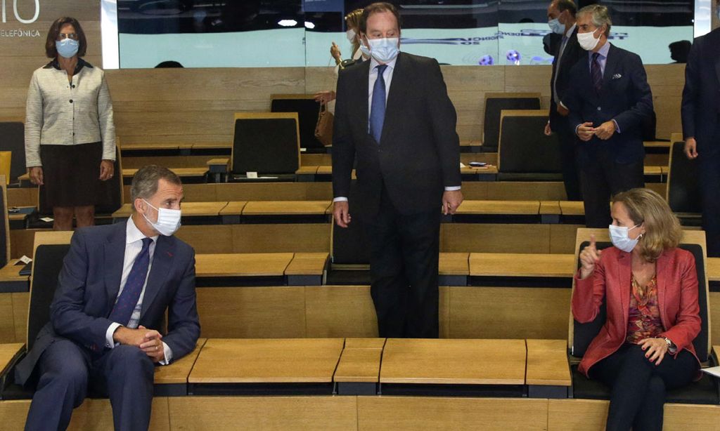 El Rey, con la élite política y económica en un foro sobre los desafíos tras la pandemia