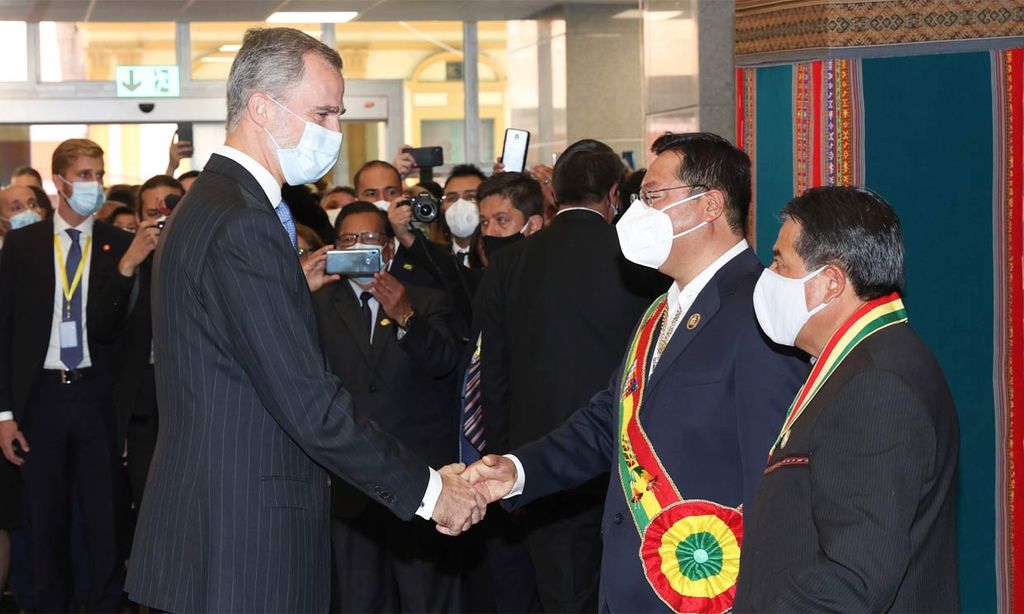 Así ha sido el viaje de Felipe VI a Bolivia para la toma de posesión del nuevo presidente del país