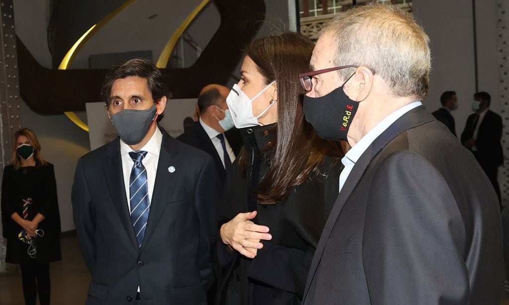 Doña Letizia reaparece en público tras un parón de quince días provocado por el temporal