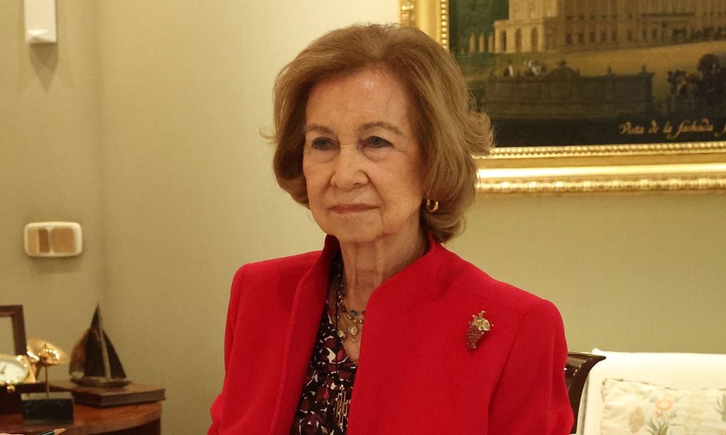 La reina Sofía sigue con su agenda institucional de manera telemática