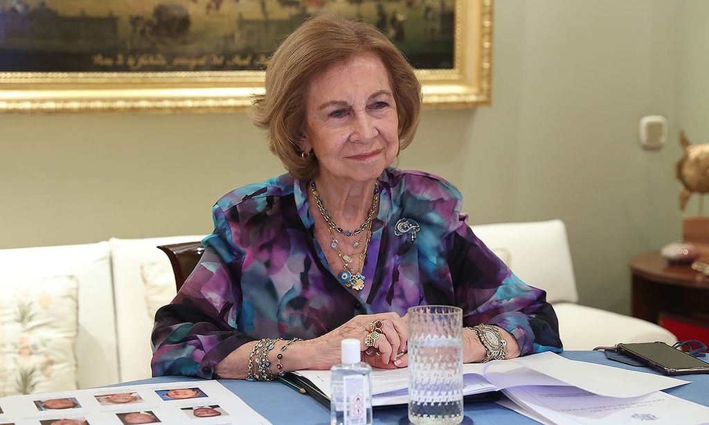 El primer acto público de doña Sofía tras ser vacunada contra el coronavirus