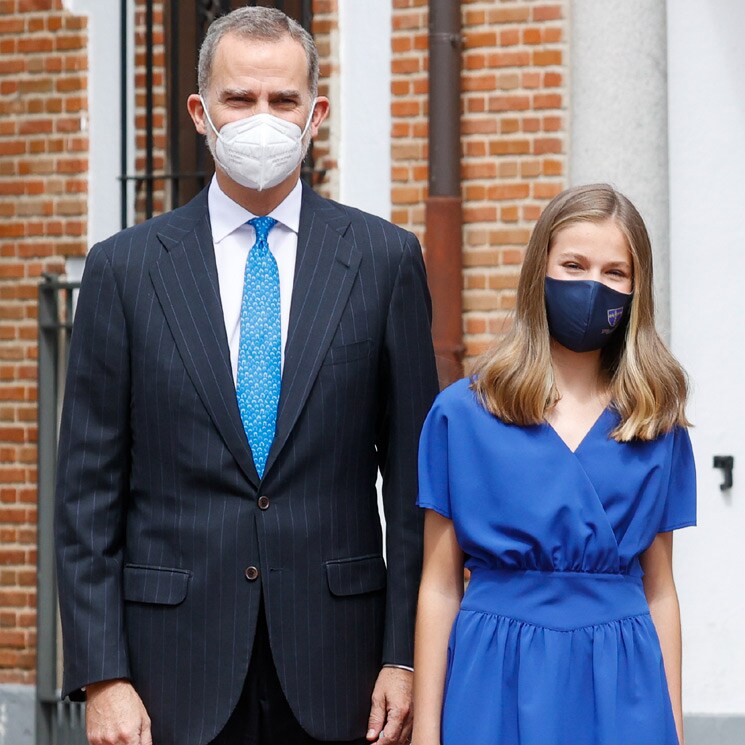 El orgullo del rey Felipe VI al ejercer de padrino en la Confirmación de su hija Leonor