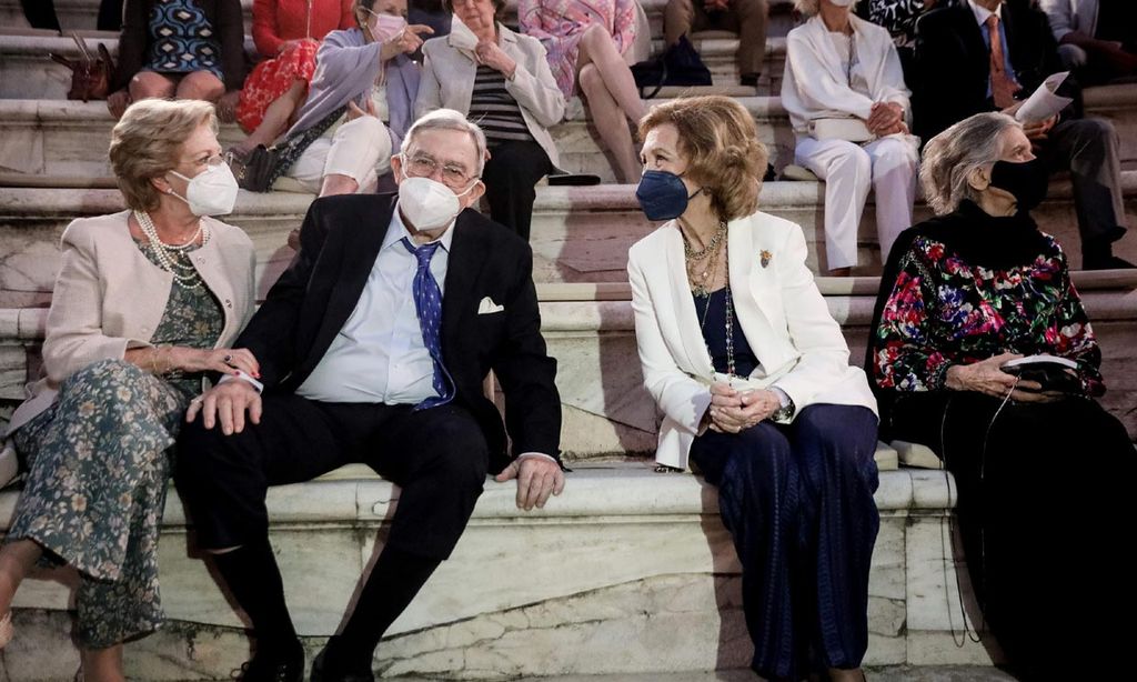 La reina Sofía, nueva cita con sus hermanos Constantino e Irene en Atenas
