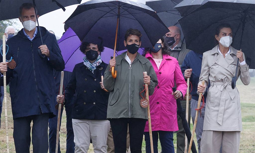 rey Felipe y reina Letizia en Roncesvalles