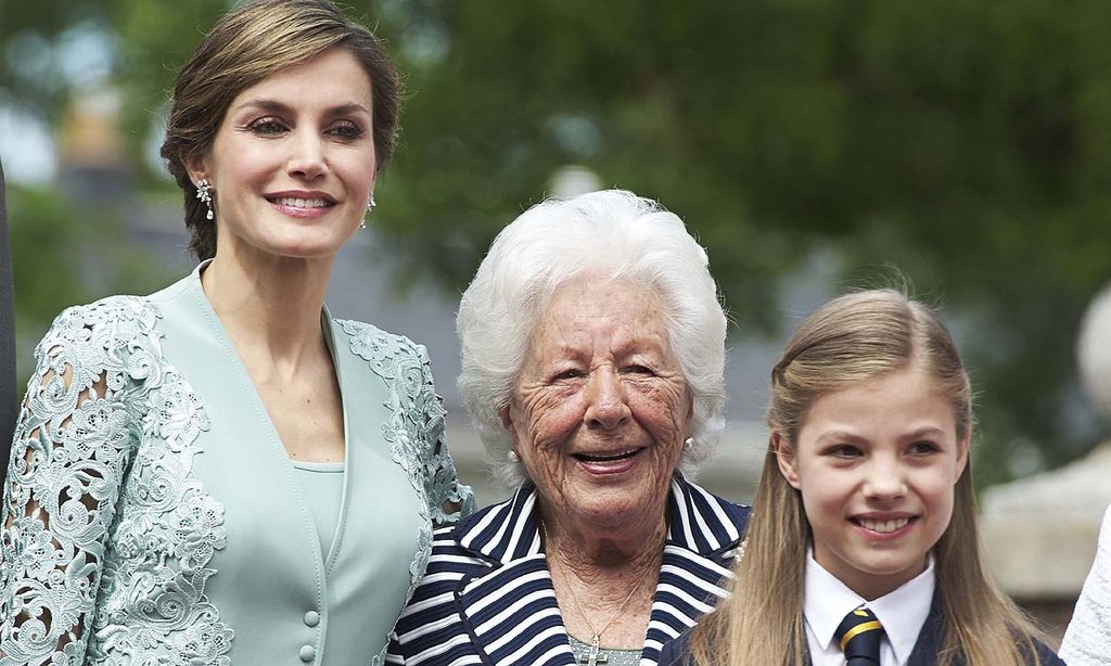 Fallece a los 93 años Menchu Álvarez del Valle, la abuela de la reina Letizia