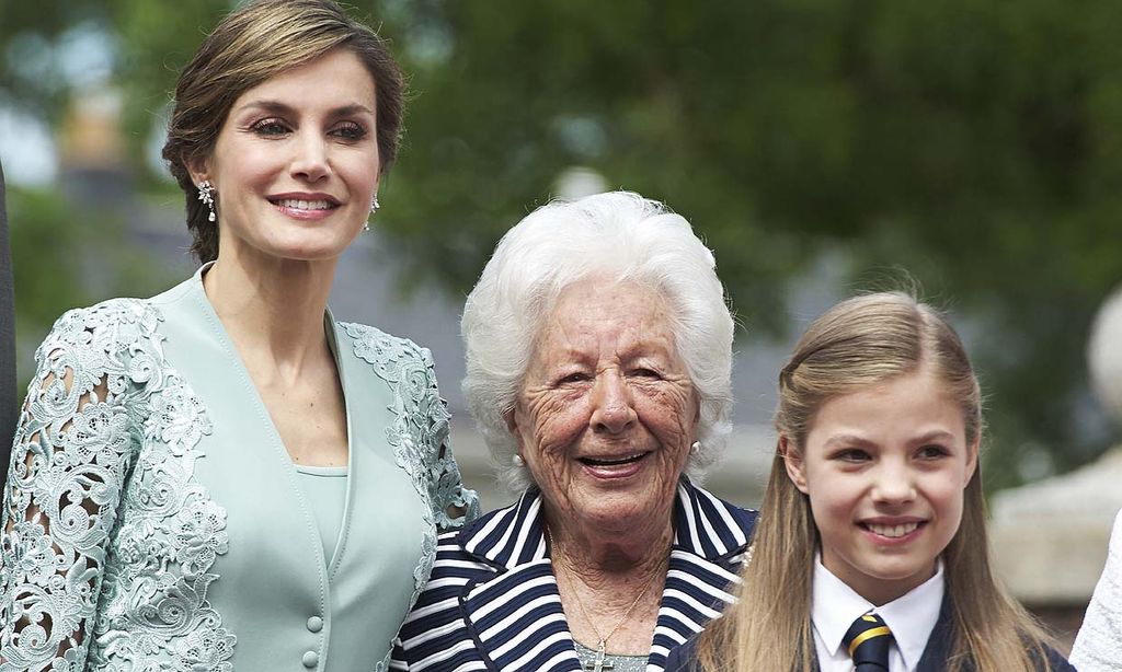 Menchu Álvarez, reina Letizia e infanta Sofía