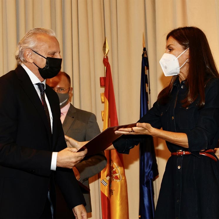 El cariñoso encuentro de la reina Letizia con uno de los testigos de su boda con don Felipe