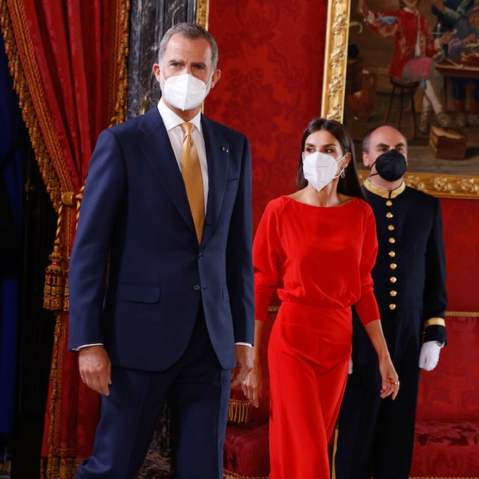 Los Reyes, anfitriones del presidente de Colombia y su esposa en su visita a España