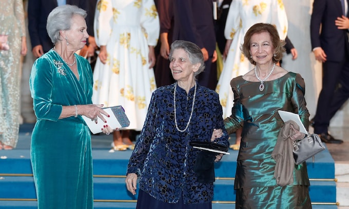 Reina Sofía, irene de Grecia y Benedicta de Dinamarca