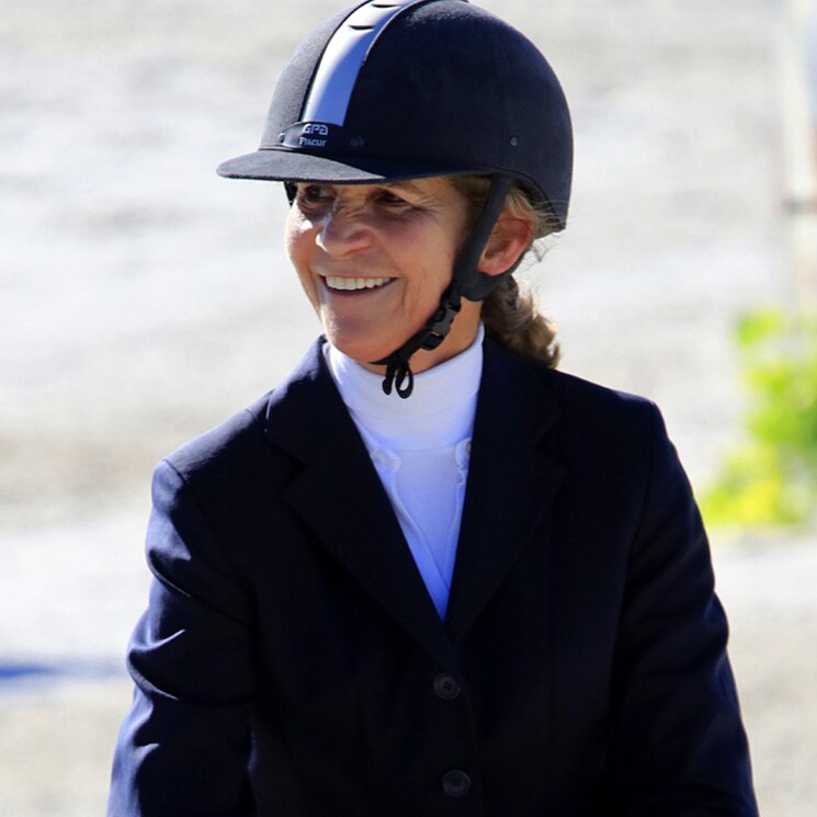 La sonrisa de la infanta Elena al volver a disfrutar de una de sus grandes pasiones