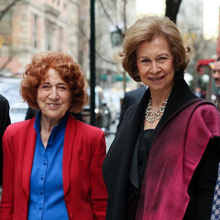 La reina Sofía acude en Nueva York a un 'encuentro' con personajes de la historia de España