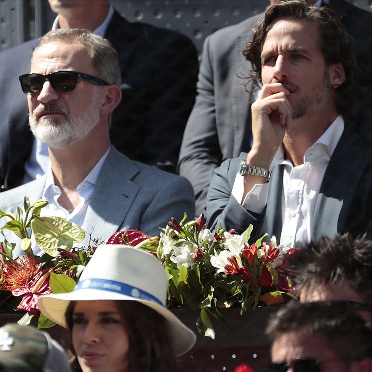 El rey Felipe acude por sorpresa al tenis y se reúne con Rafa Nadal tras su derrota frente a Carlos Alcaraz