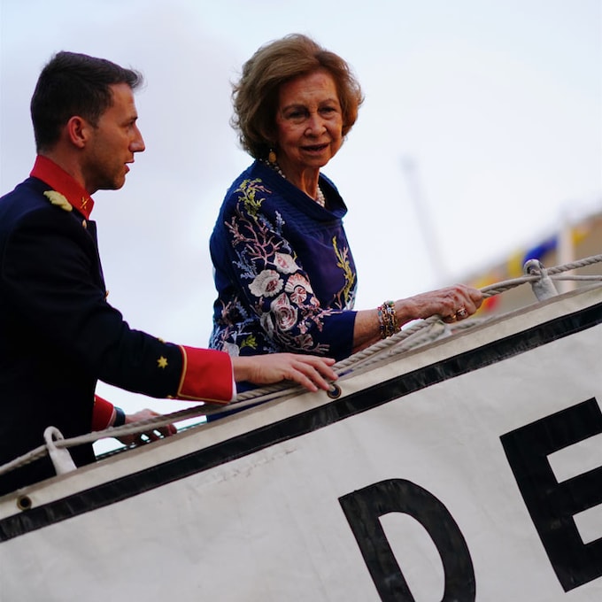 La reina Sofía arranca su agenda en Miami horas antes de la reaparición de don Juan Carlos en Sanxenxo
