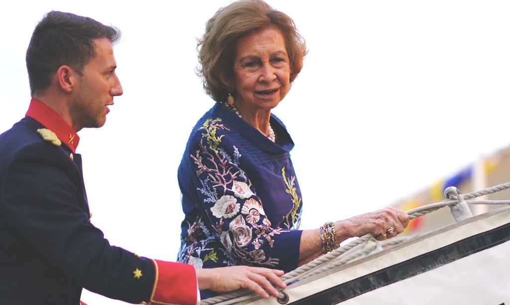 La reina Sofía arranca su agenda en Miami horas antes de la reaparición de don Juan Carlos en Sanxenxo