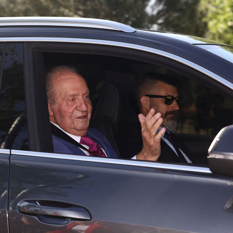 Don Juan Carlos se reúne con el rey Felipe y pasa un día familiar en el Palacio de la Zarzuela