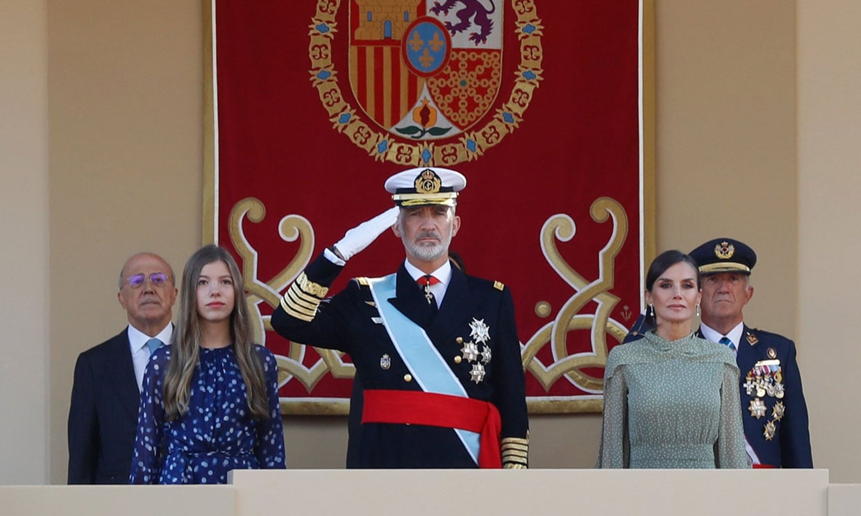Reyes Felipe IV y Letizia e infanta Sofía