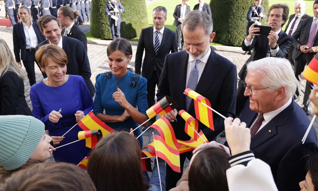 Los Reyes con el presidente alemán y la primera dama