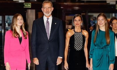 Leonor reaparece con los Reyes y la infanta Sofía casi tres meses después en el Concierto Premios Princesa de Asturias