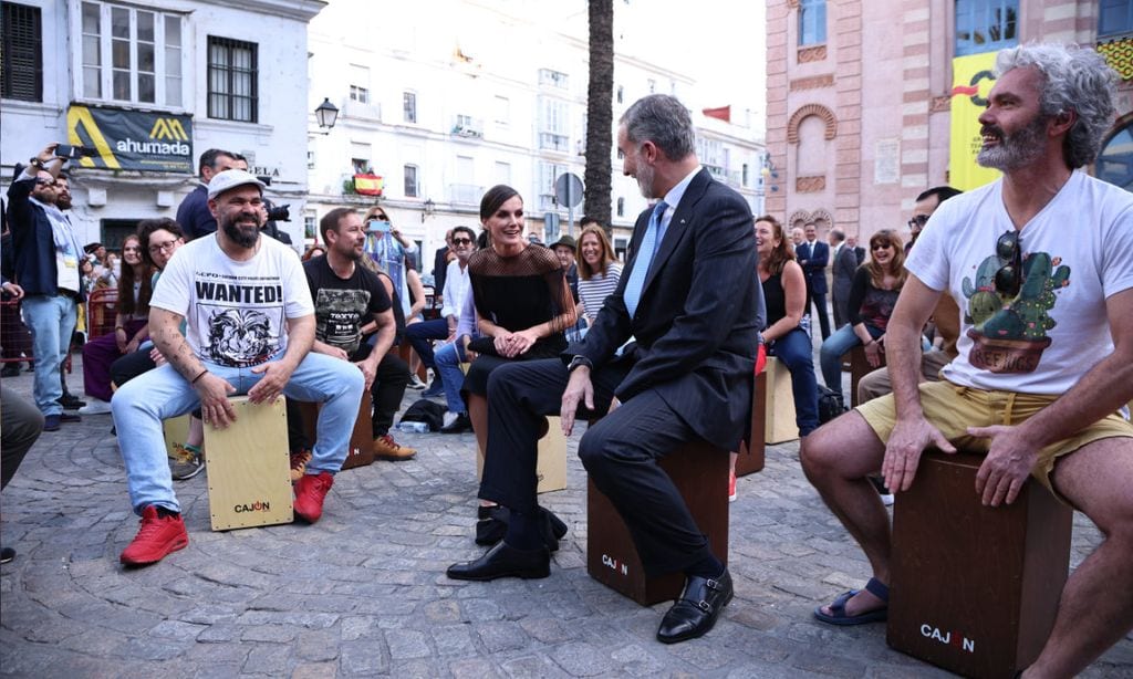 Los reyes Felipe y Letizia, en Cádiz