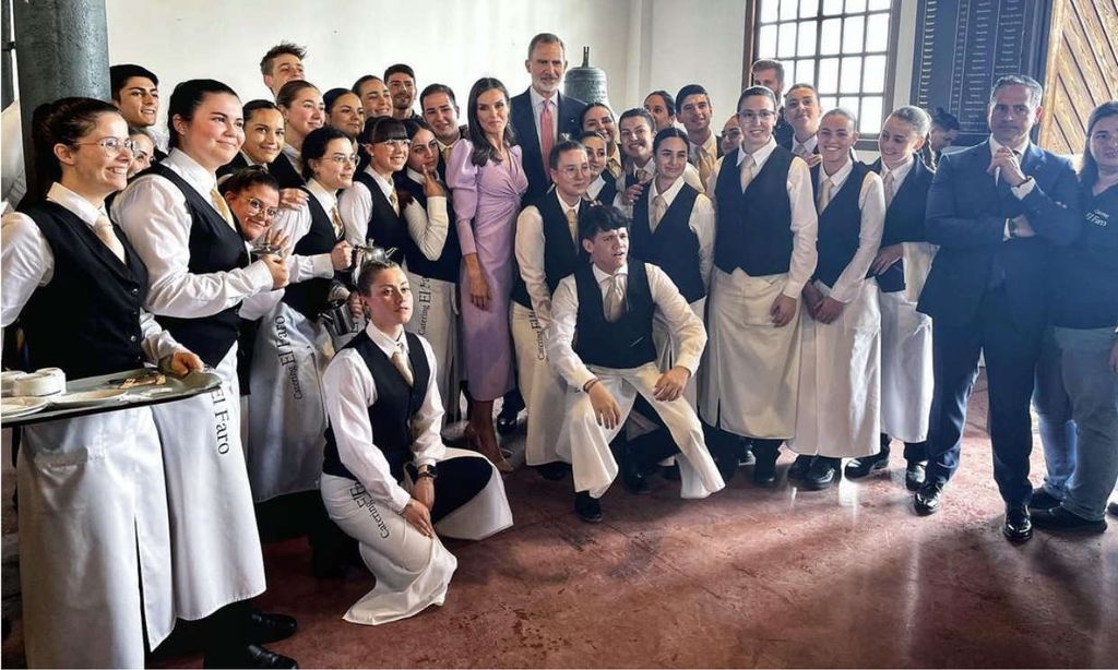 Los Reyes, en una comida en Cádiz 