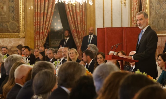 Felipe VI protagoniza una curiosa anécdota durante el almuerzo del Premio Cervantes 