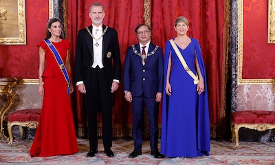 Los reyes Felipe y Letizia, anfitriones en una fabulosa cena de gala para el presidente de Colombia y la Primera Dama