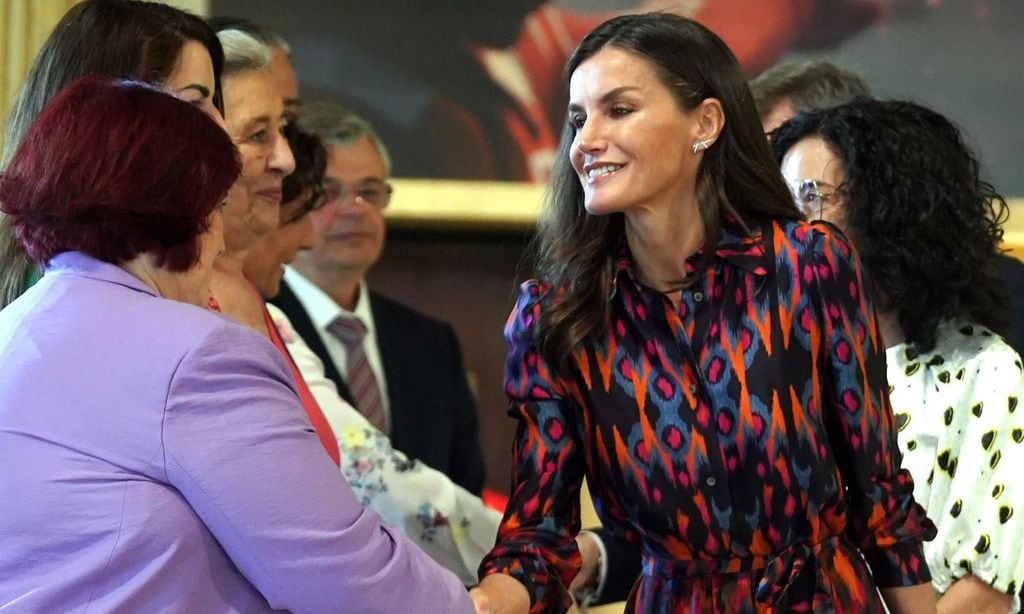 Escucha las palabras en ucraniano que la reina Letizia le ha dedicado al presidente de la Cruz Roja del país