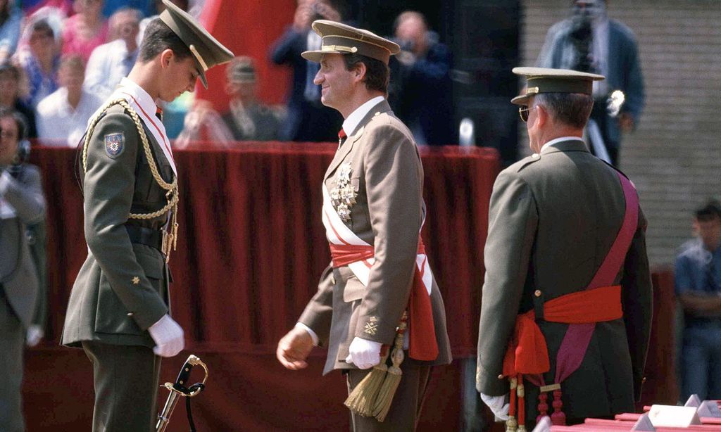 Las tres generaciones de la Familia Real que han pasado por la Academia Militar de Zaragoza