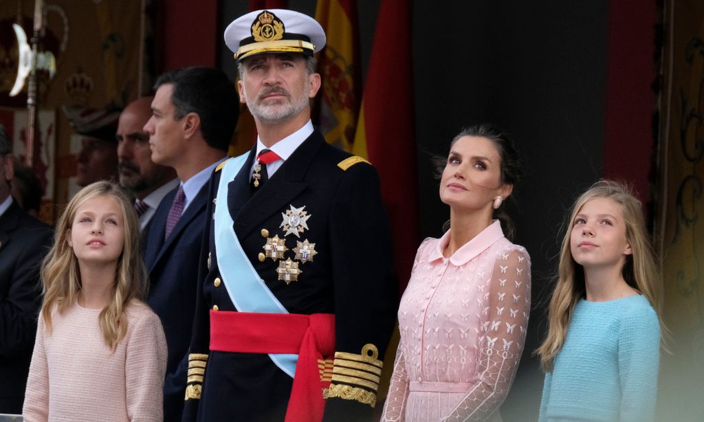 Todas las veces que la princesa Leonor ha acudido al Día de la Hispanidad