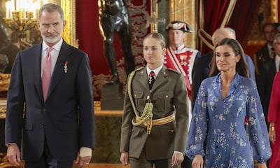 La princesa Leonor se convierte en la protagonista de la recepción del 12 de octubre en el Palacio Real
