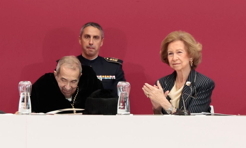 La emoción de la reina Sofía en el acto en honor a Emilio Lora-Tamayo