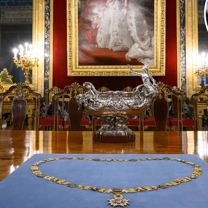 Todos los simbolismos y mensajes que esconde el collar de Carlos III que va a recibir la princesa de Asturias