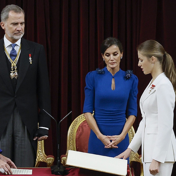 La princesa de Asturias jura la Constitución ante las Cortes Generales en un solemne e histórico acto